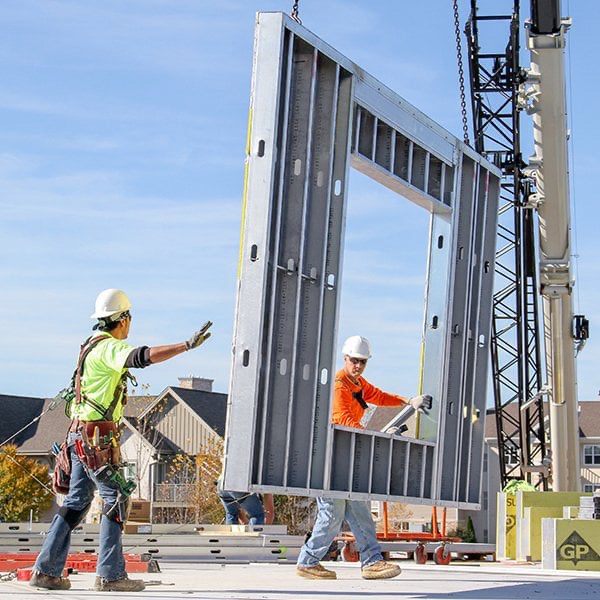 steel panel installation